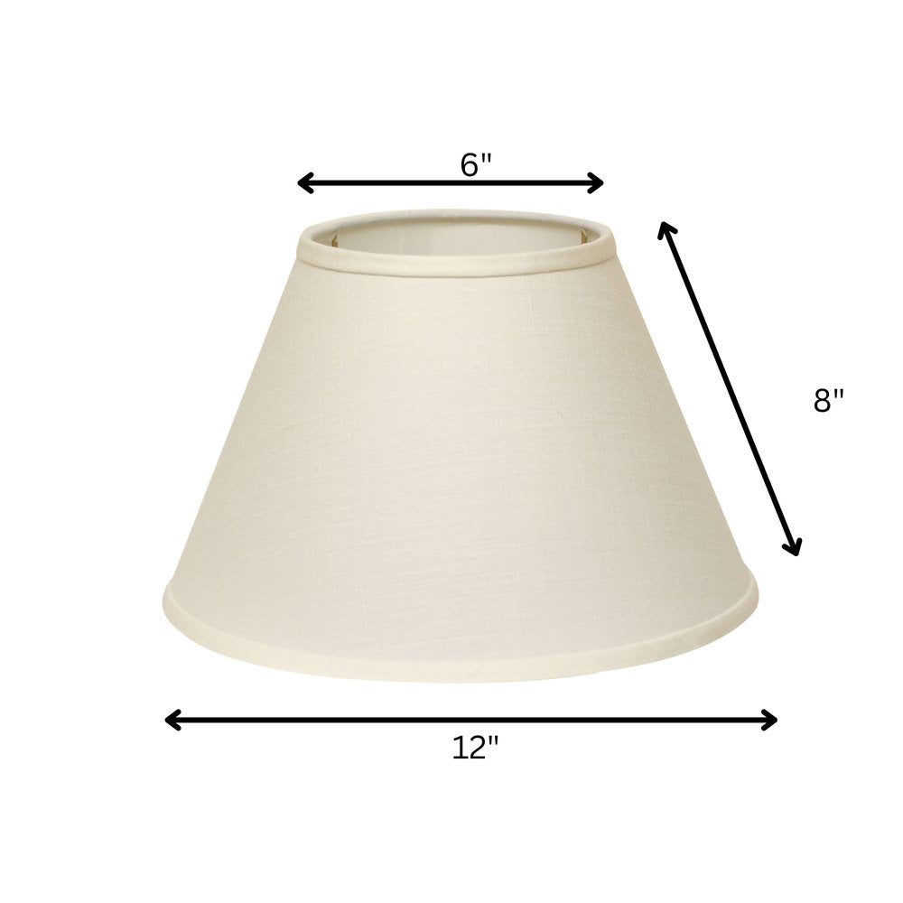 Dark Brown Linen Empire Lamp Shade