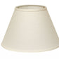 White Linen Empire Lamp Shade