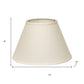 Dark Brown Linen Empire Lamp Shade