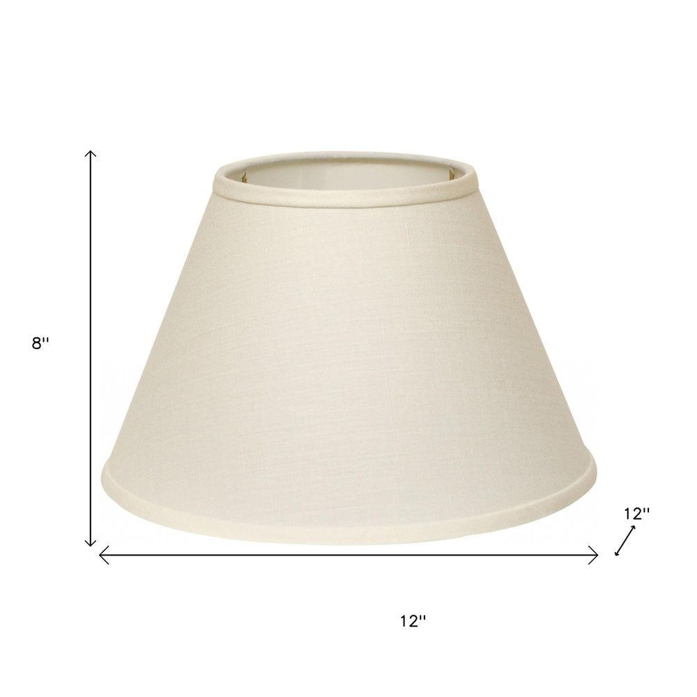 Dark Brown Linen Empire Lamp Shade