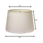 White No Slub Innsbruck Empire Lamp Shade