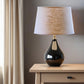 16" Light Wheat Rounded Empire Slanted Linen Lampshade