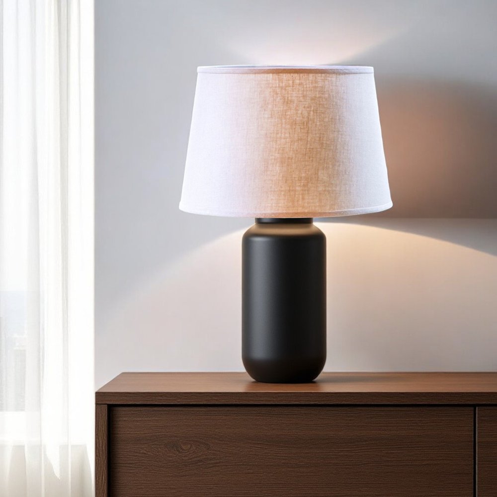 Dark Brown Linen Empire Lamp Shade