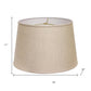 Dark Brown Linen Empire Lamp Shade