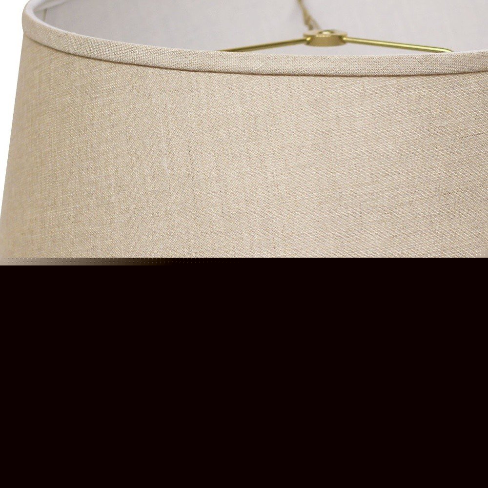 Dark Brown Linen Empire Lamp Shade