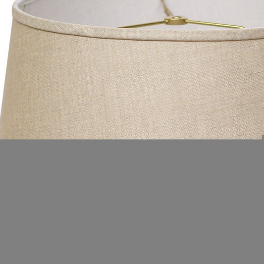 Dark Brown Linen Empire Lamp Shade