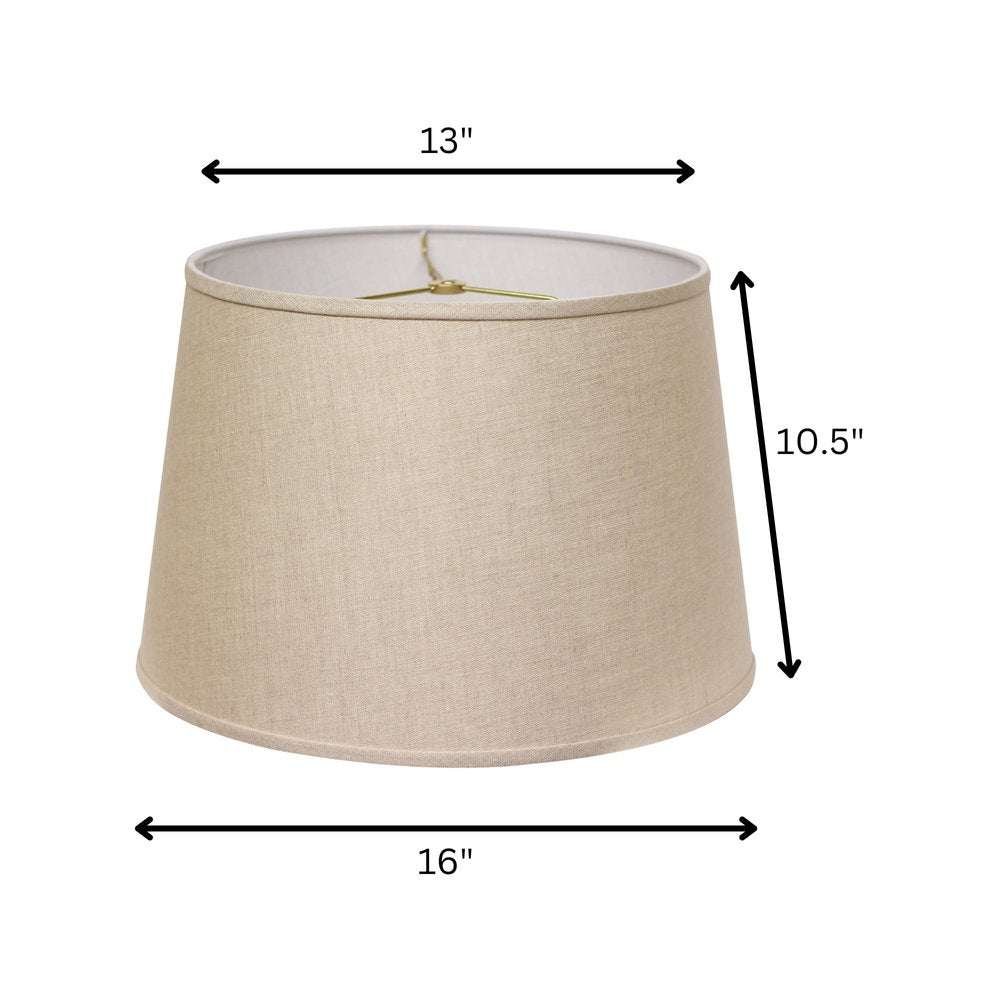 Dark Brown Linen Empire Lamp Shade