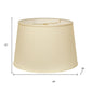 Ivory No Slub Innsbruck Empire Lamp Shade