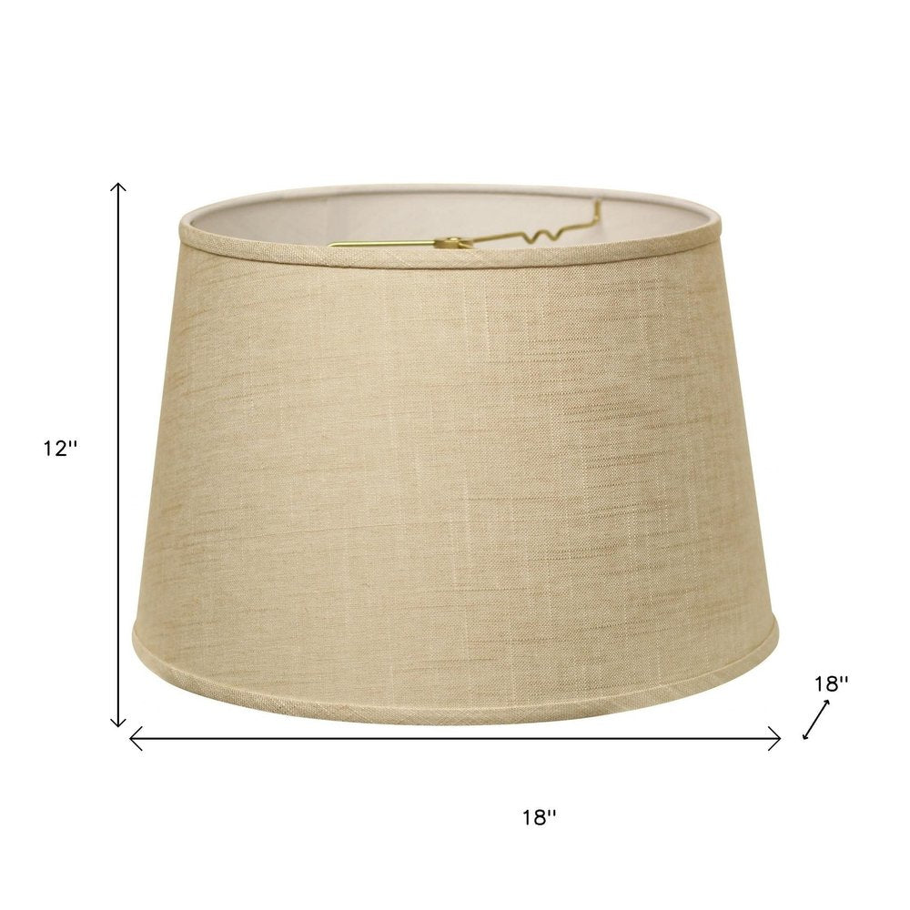 Light Yellow Linen Empire Lamp Shade