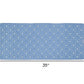 40" Blue Bubbles Non Slip Bathtub Mat