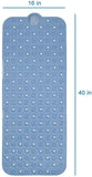 40" Blue Bubbles Non Slip Bathtub Mat