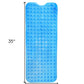 40" Translucent Blue Bubbles Non Slip Bathtub Mat