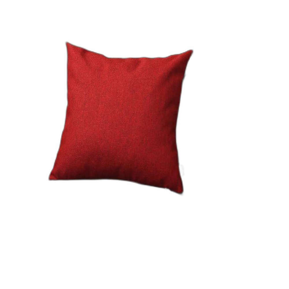 18" Red Throw Pillow Cover