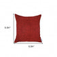 18" Red Throw Pillow Cover