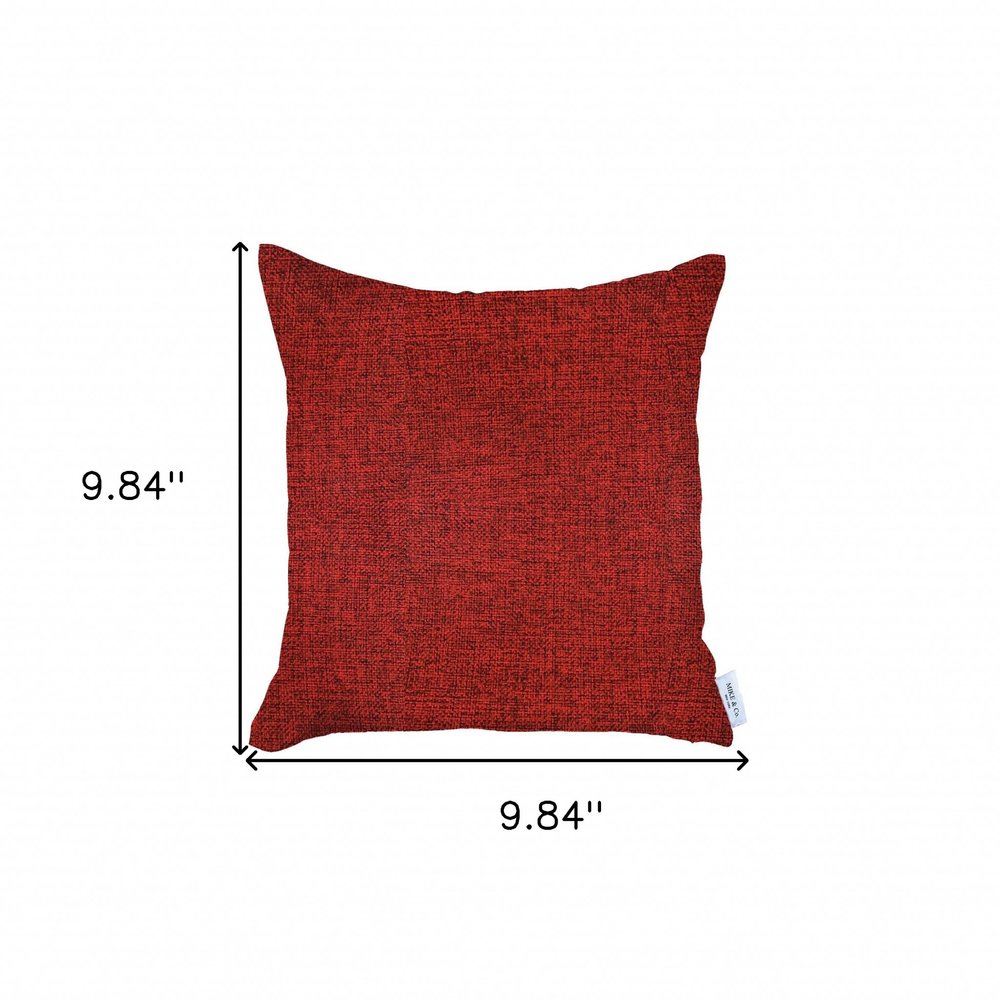 18" Red Throw Pillow Cover