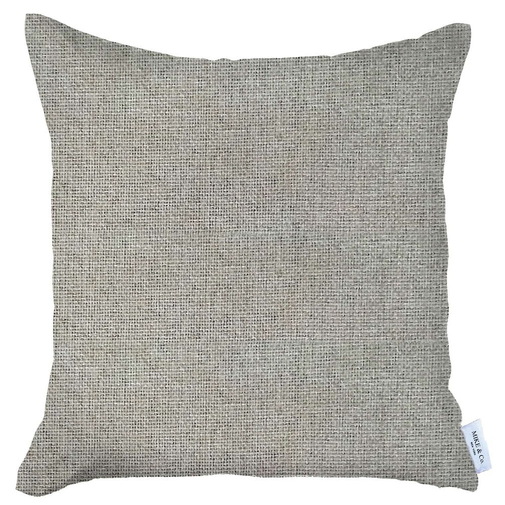 18" Beige Throw Pillow Cover