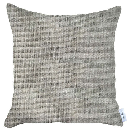 18" Beige Throw Pillow Cover