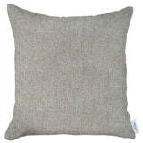 18" Beige Throw Pillow Cover