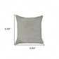 18" Beige Throw Pillow Cover