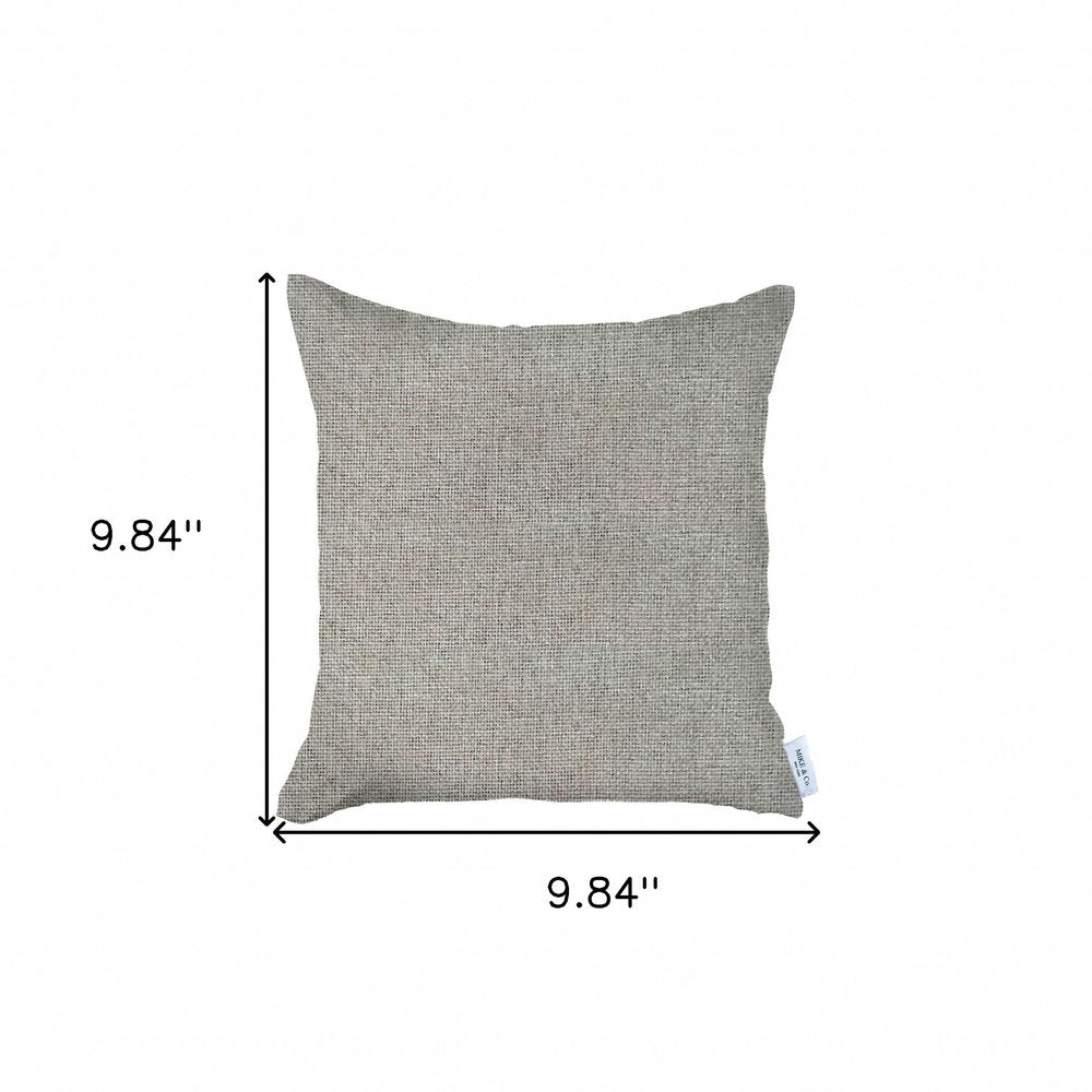 18" Beige Throw Pillow Cover