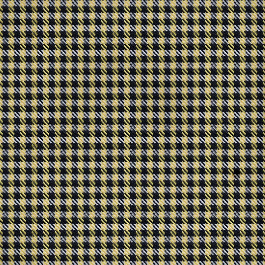 18" Yellow and Black Houndstooth Throw Pillow Cover