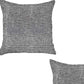 Set of Two Black and Gray Throw Pillow
