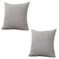 Set of Two 18" Black and White Houndstooth Fabric Throw Pillows