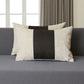 Set of Two 12" X 20" Black And Gray Lumbar Throw Pillows