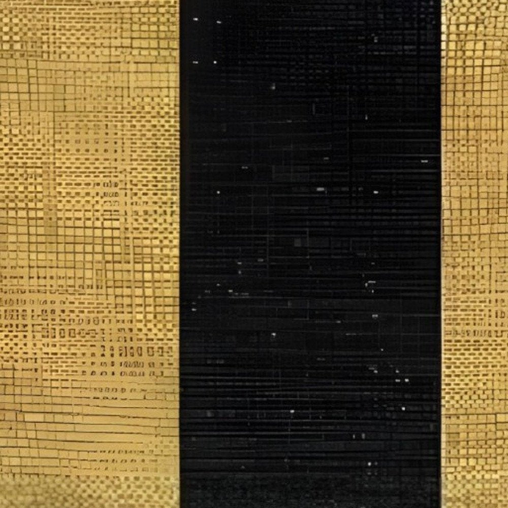 Set Of Two 18" X 18" Yellow And Black Geometric Zippered Handmade Polyester Throw Pillow