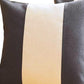 Set Of Two 18" X 18" Grey And Black Geometric Zippered Handmade Polyester Throw Pillow
