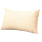 Set of Four 12" X 20" Ivory Fabric Lumbar Throw Pillows