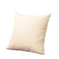Set of Four 18" Ivory Fabric Throw Pillows