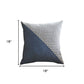 Set of Four 18" Blue and White Houndstooth Fabric Throw Pillows