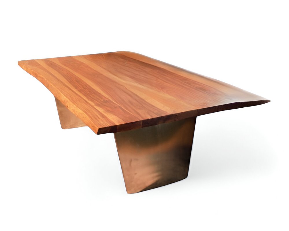 31" Natural Solid Wood Coffee Table