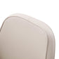 Gray and Gold Upholstered Fabric Dining Arm Chair