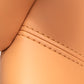 Peach Upholstered Fabric Dining Arm Chair