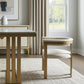 Beige and Gold Upholstered Velvet Slat Back Dining Arm Chair