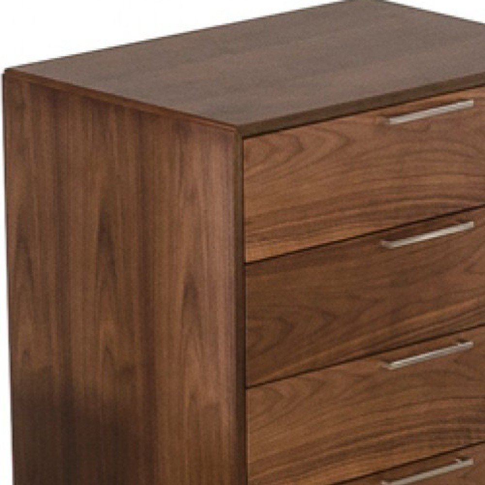 51" Brown Solid and Manufactured Wood Six Drawer Double Dresser