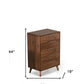 51" Brown Solid and Manufactured Wood Six Drawer Double Dresser