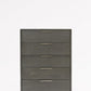 51" Grey Wash Solid Wood Six Drawer Double Dresser