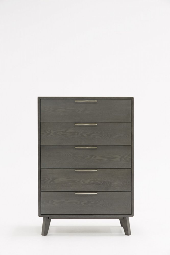 51" Grey Wash Solid Wood Six Drawer Double Dresser