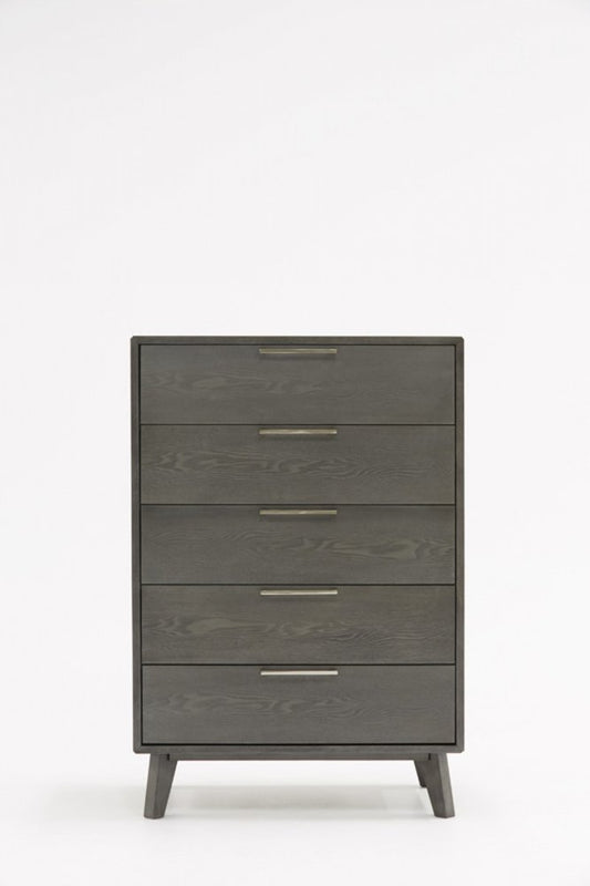 51" Grey Wash Solid Wood Six Drawer Double Dresser