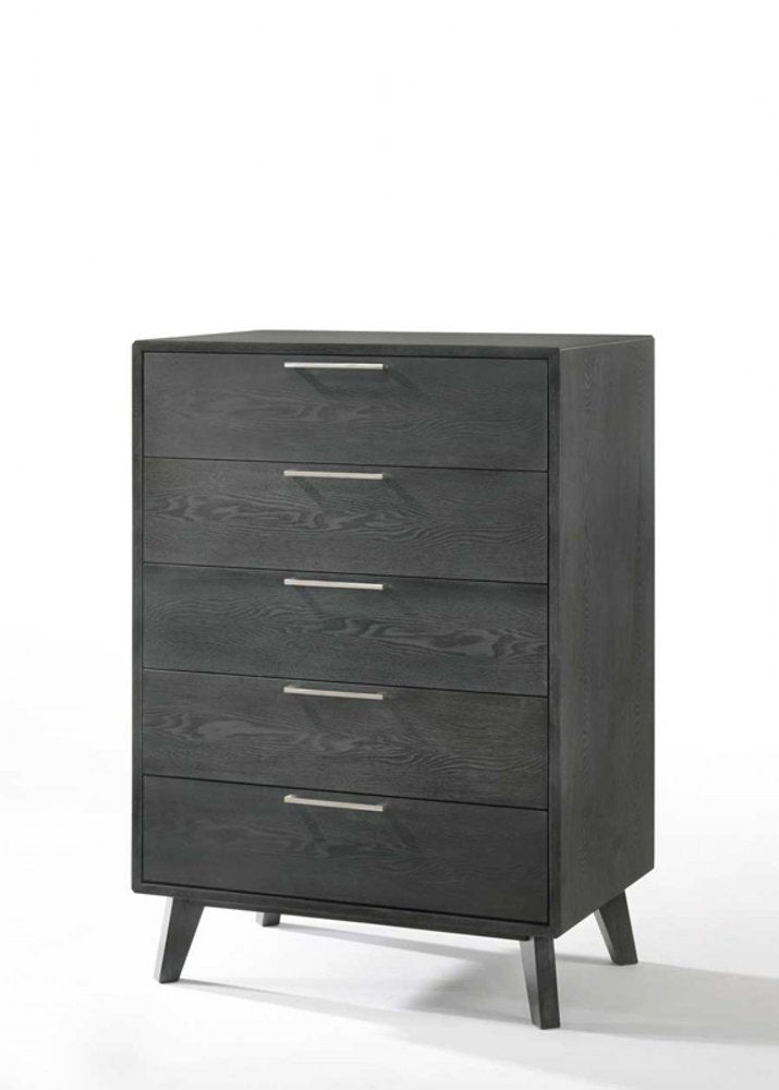 51" Grey Wash Solid Wood Six Drawer Double Dresser