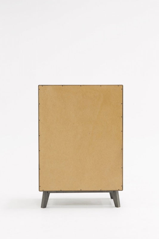 51" Grey Wash Solid Wood Six Drawer Double Dresser