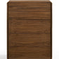 59" Walnut Solid Wood Six Drawer Double Dresser