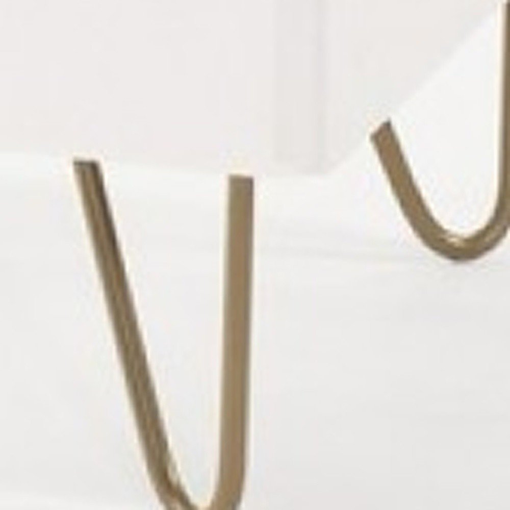 51" White Manufactured Wood Six Drawer Double Dresser