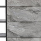 63" Grey Faux Marble and Black Wood Six Drawer Double Dresser
