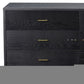59" Grey Ash Manufactured Wood Six Drawer Double Dresser