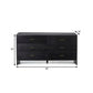 59" Grey Ash Manufactured Wood Six Drawer Double Dresser
