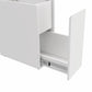 10" White Wood Freestanding Bathroom Vanity